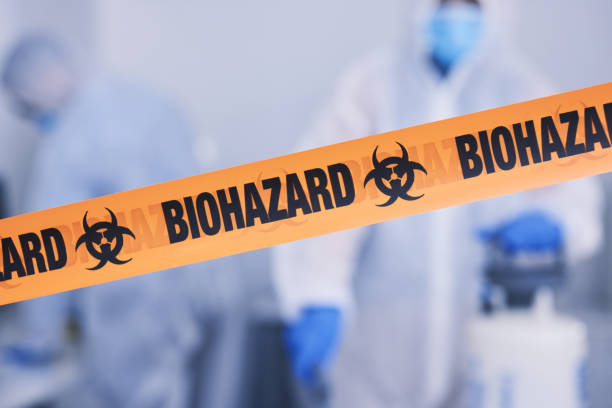 Professional Biohazard technician working in Miller Place, NY